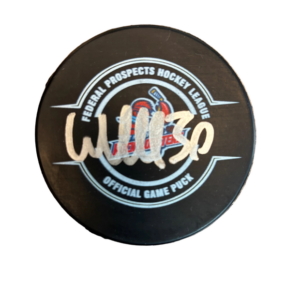 Autographed Puck 2026 #30 William "Willie" Lavalliere