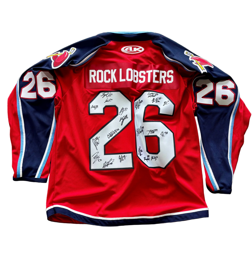 Adult Red Replica Team Signed Jersey 2026