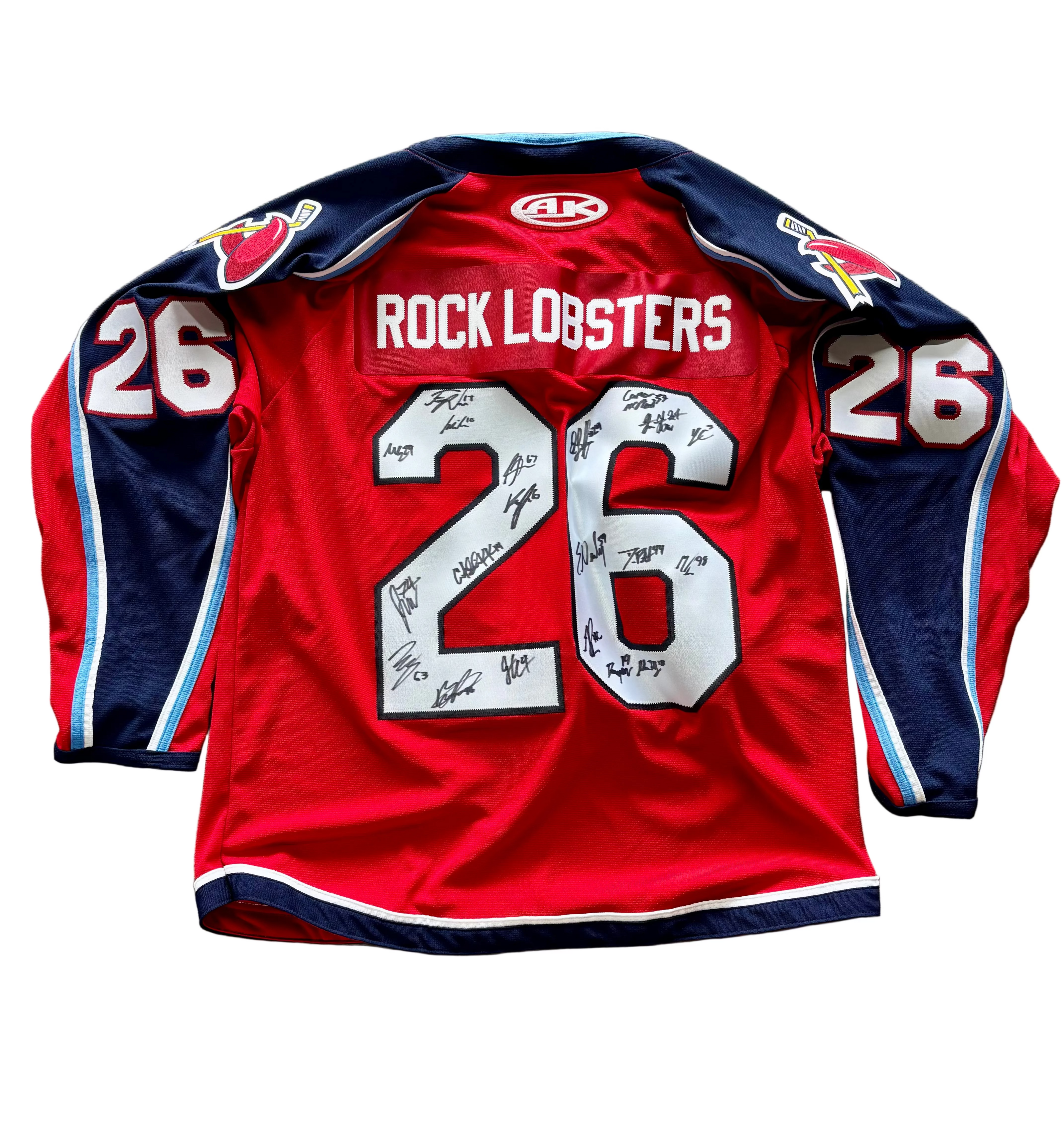 Adult Red Replica Team Signed Jersey 2026