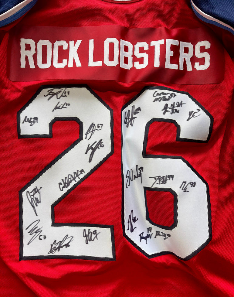 Adult Red Replica Team Signed Jersey 2026