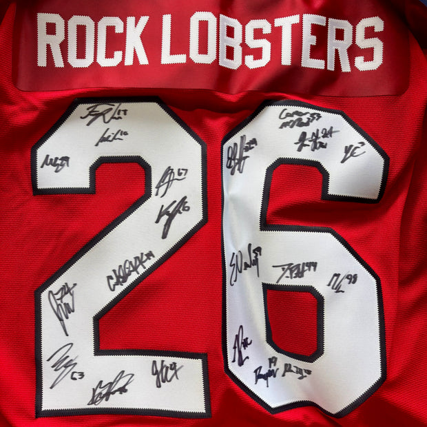 Adult Red Replica Team Signed Jersey 2026