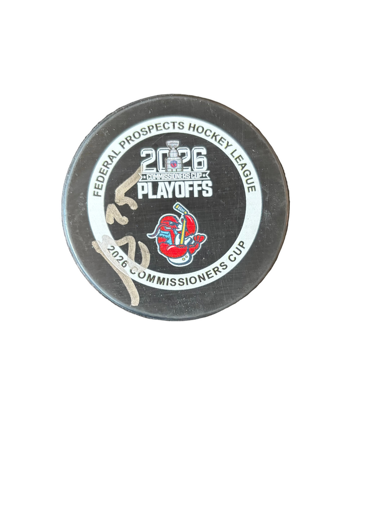 Autographed Puck 2026 Kalib (Gus) Ford #25