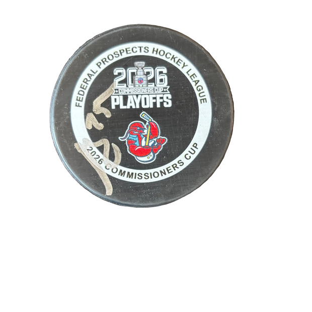 Autographed Puck 2026 Kalib (Gus) Ford #25