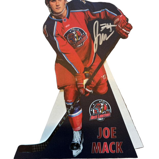 Autographed 12" Tabletop Player Standee #74 Joe Mack
