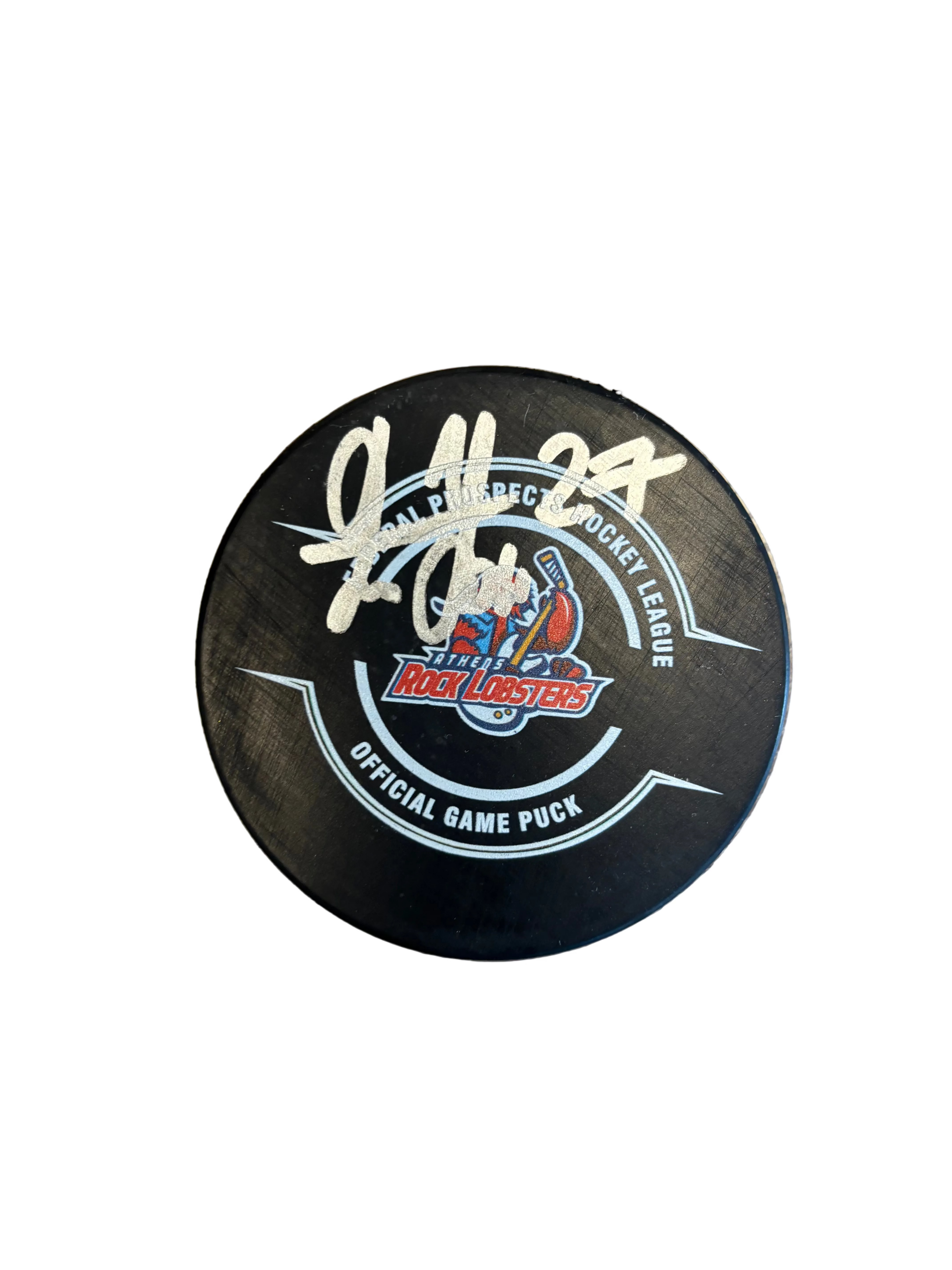 Autographed Puck 2026 Jesse Lowell #27