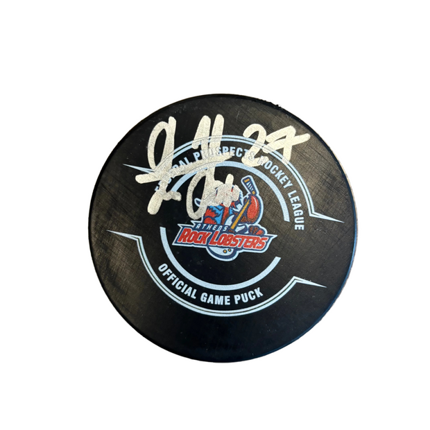 Autographed Puck 2026 Jesse Lowell #27