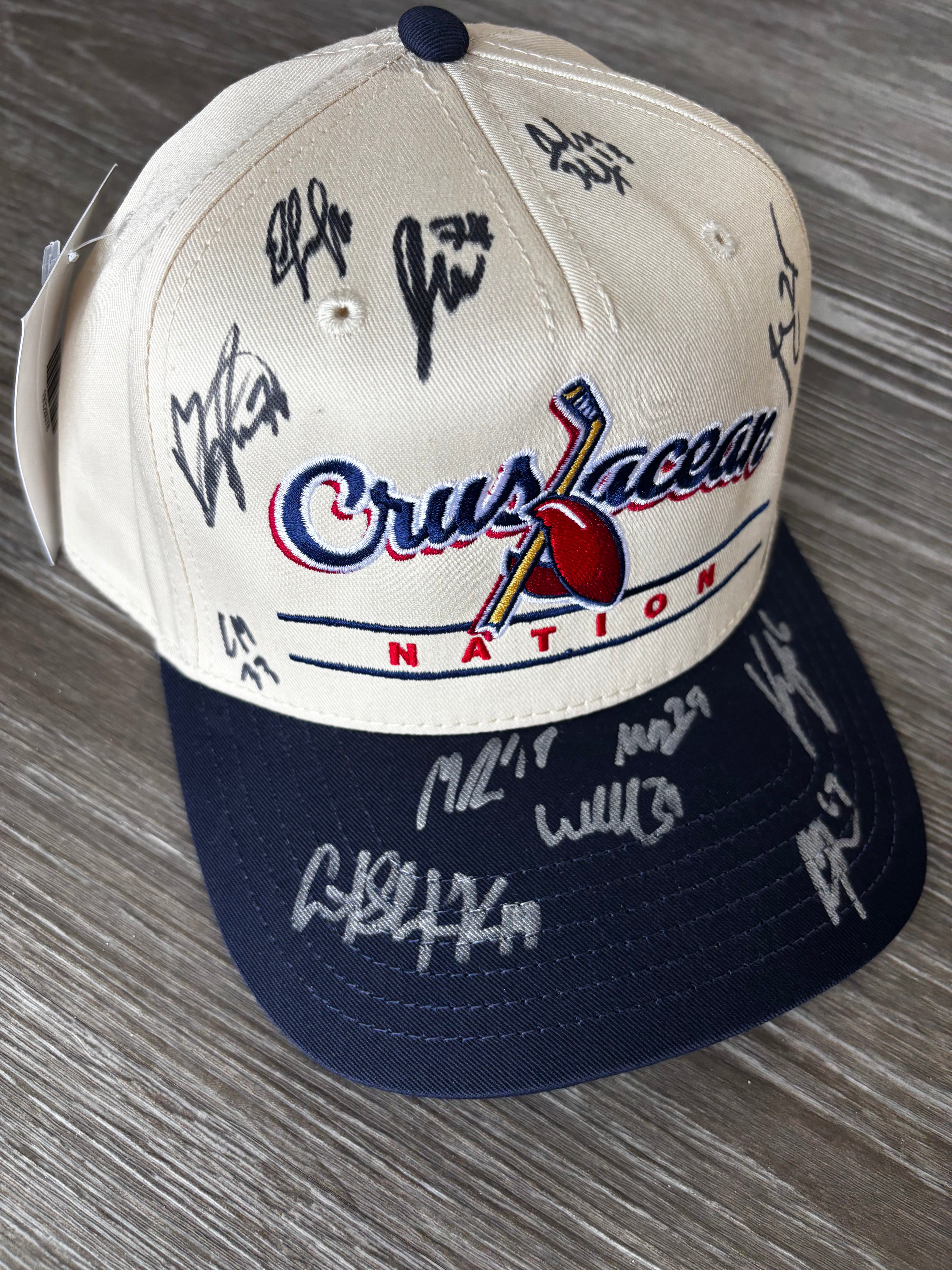 Navy Crustacean Nation Hat: Autographed 2026