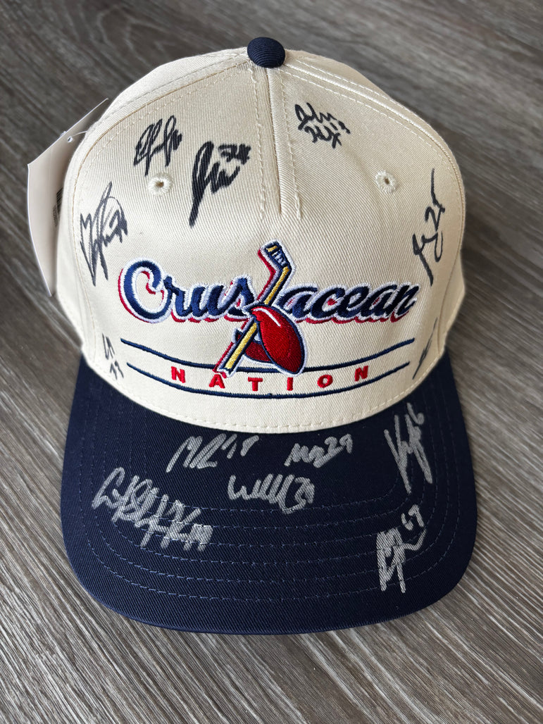 Navy Crustacean Nation Hat: Autographed 2026
