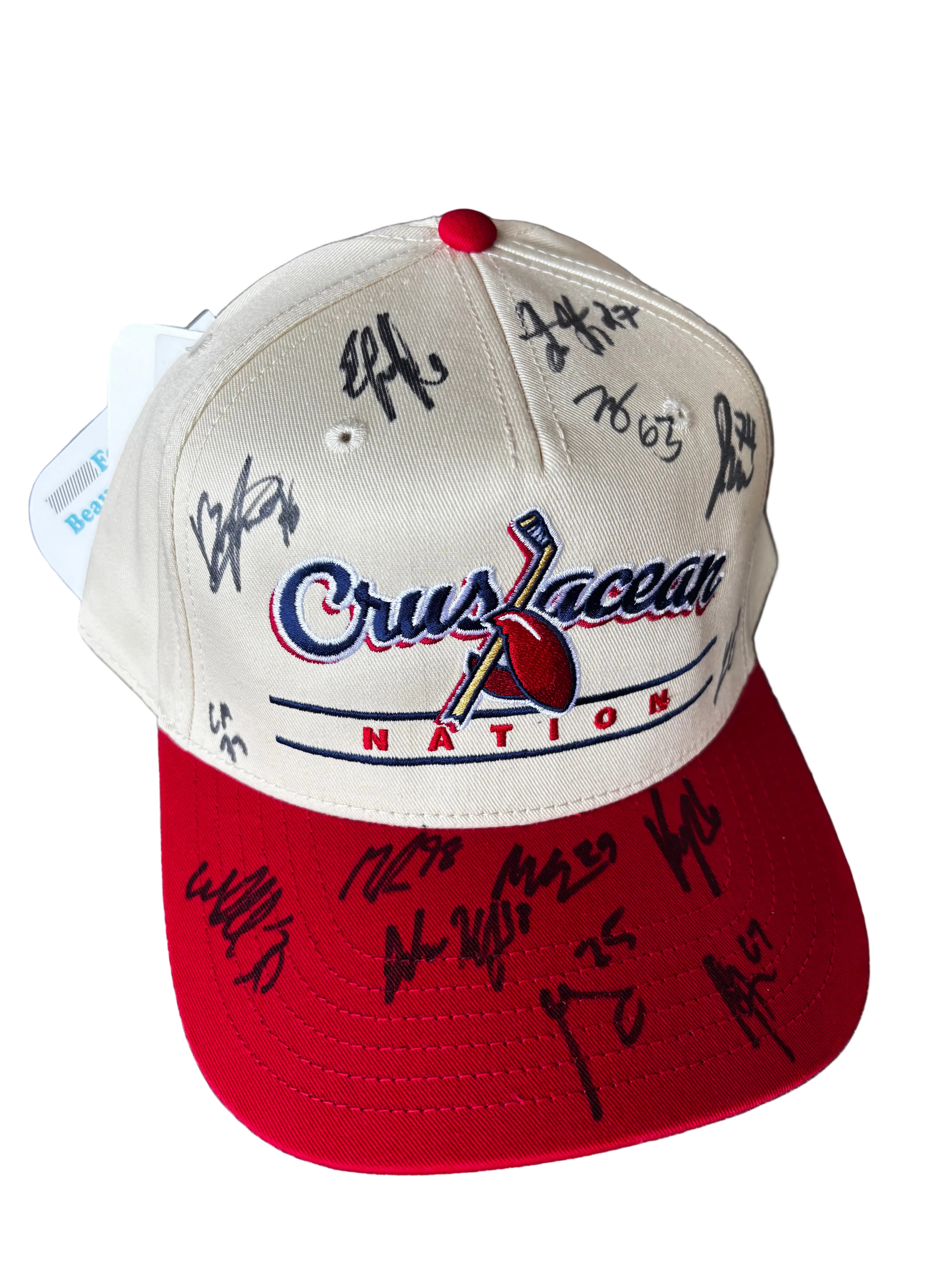 Red Crustacean Nation Hat: Autographed 2026