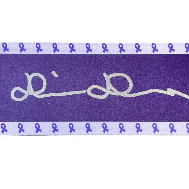 Autographed "Stick It to Cancer" Name Plate (2" × 8") Dionne Demke #61