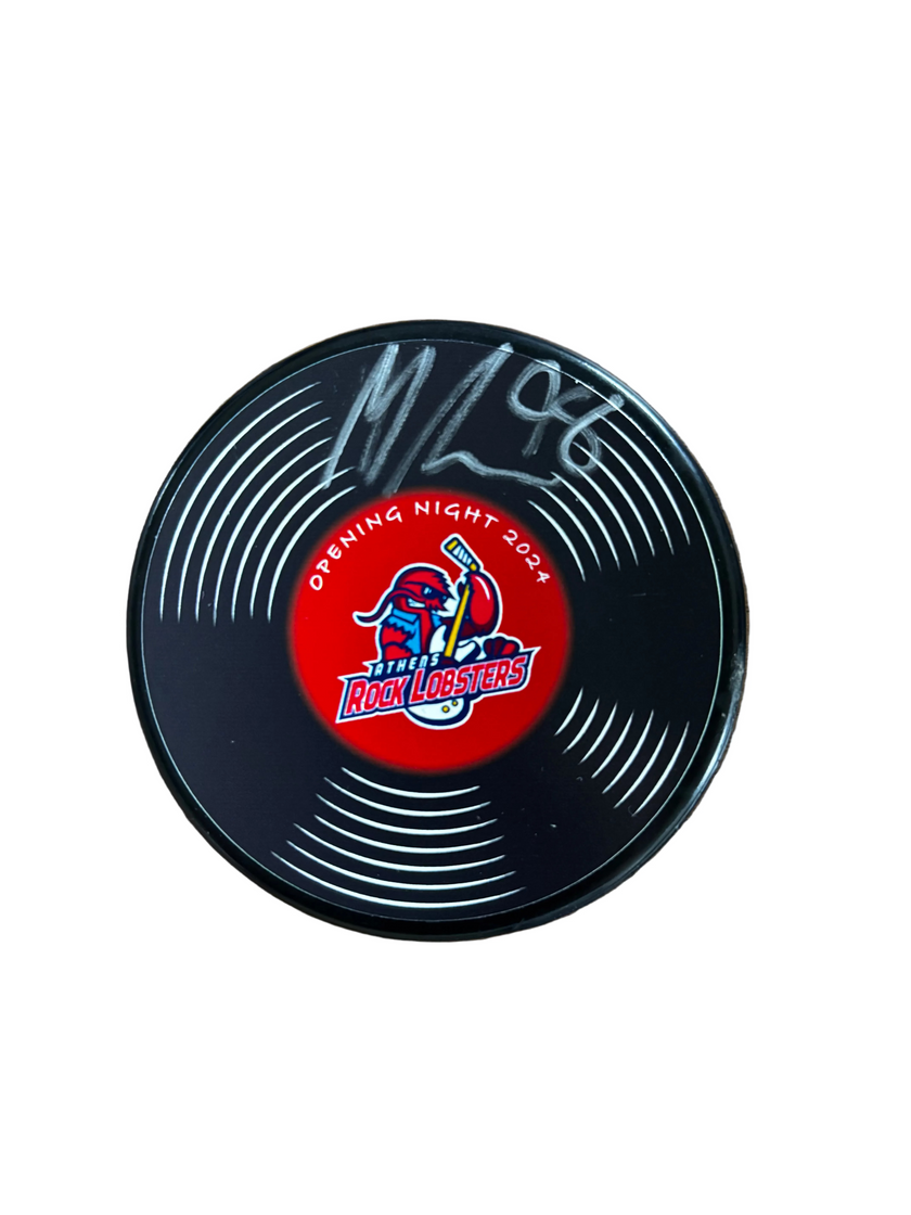 Autographed Puck 2024 #98 Michael Greco