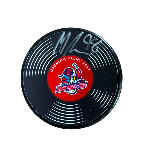 Autographed Puck 2024 #98 Michael Greco