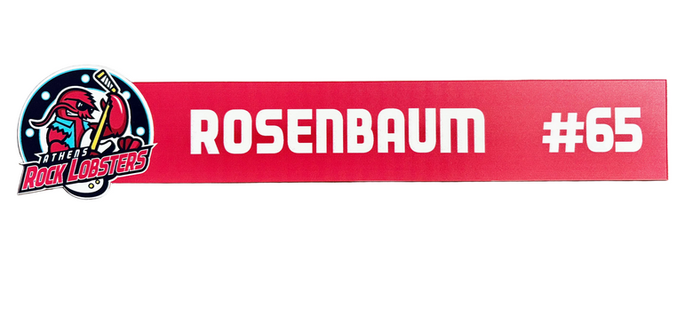 Name Plate 2025-2026 Jordan Rosenbaum #65