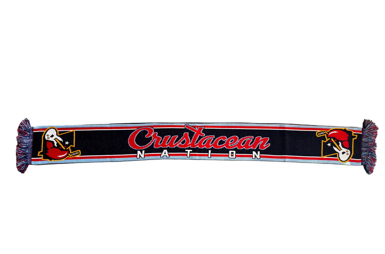 Crustacean Nation Knitted Scarf