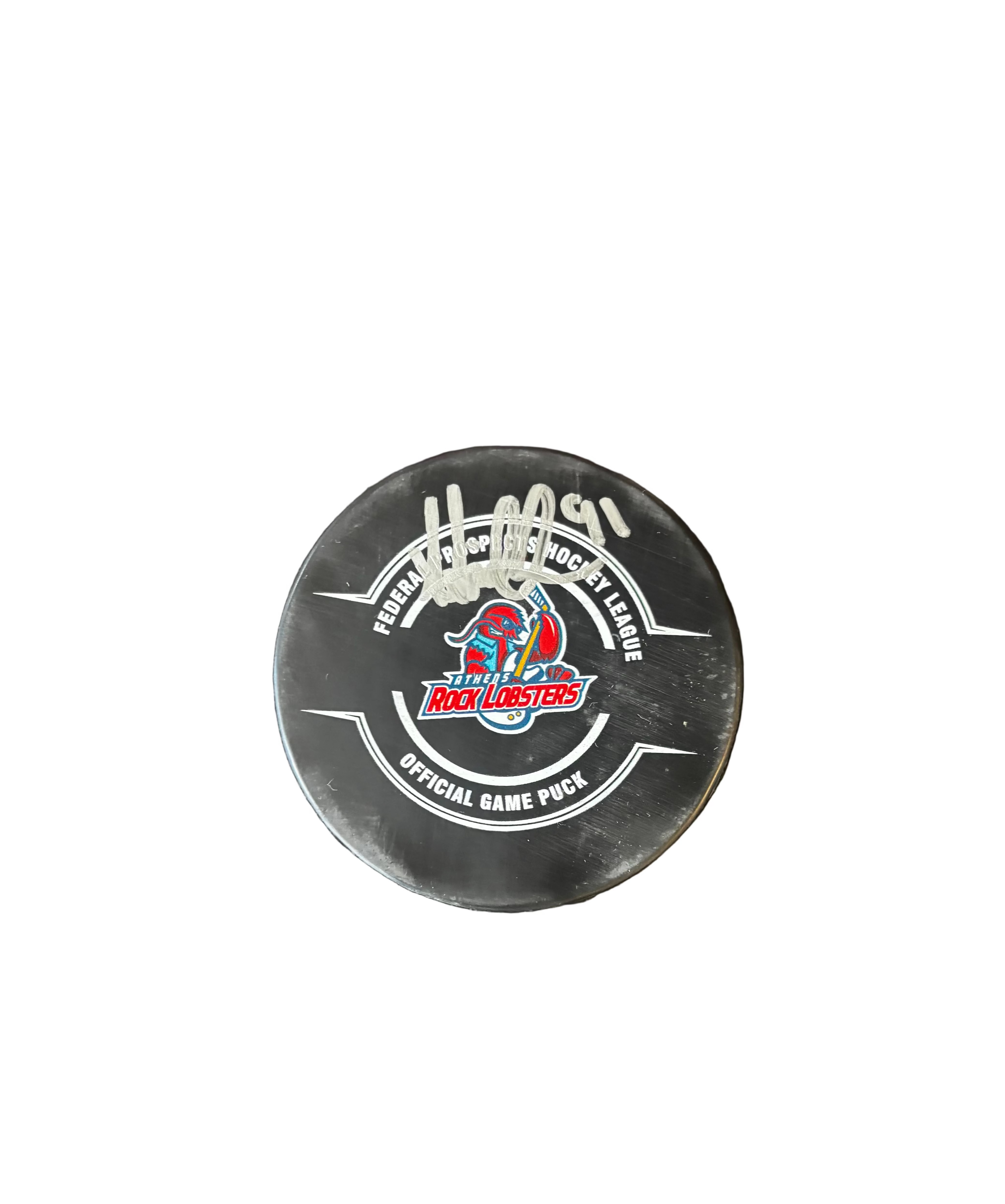 Autographed Puck 2026 #91 Sebastian Smith