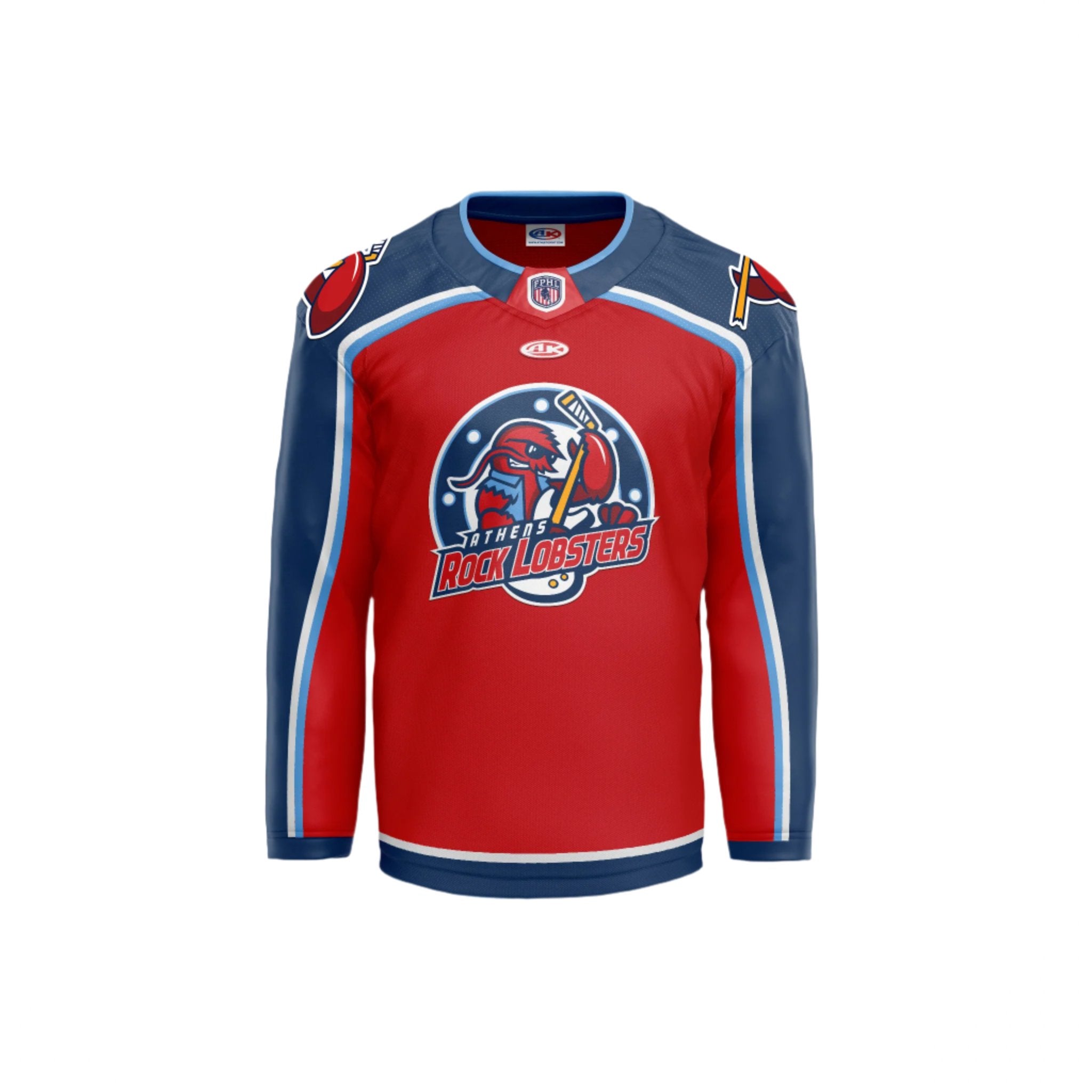 Adult Red Replica Jersey Rock Lobsters Hockey Shop