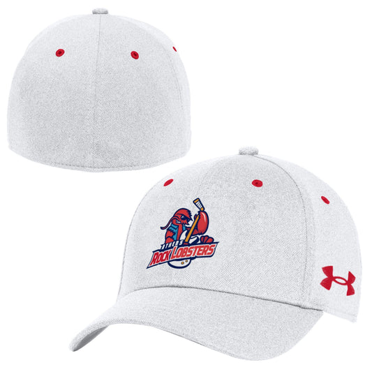 Under Armour White Blitzing Fitted Hat