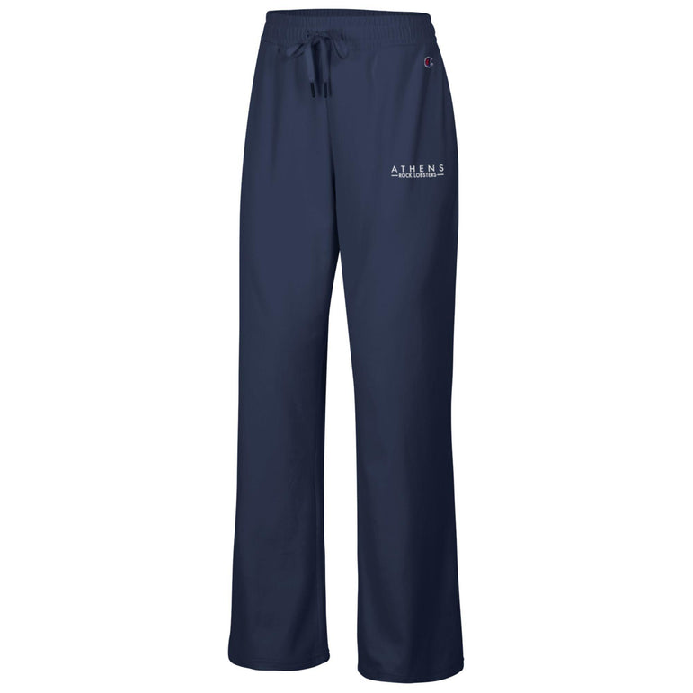 Women's Champion Navy Sueded Wide Leg Sweatpants