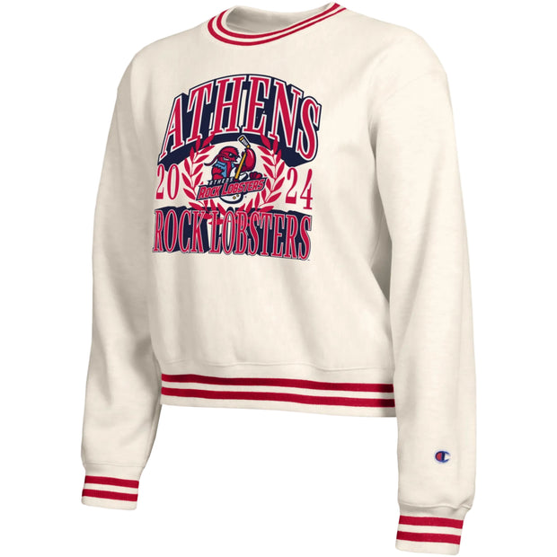 Women's Champion Yarn Dye Rib Reverse Weave Crew