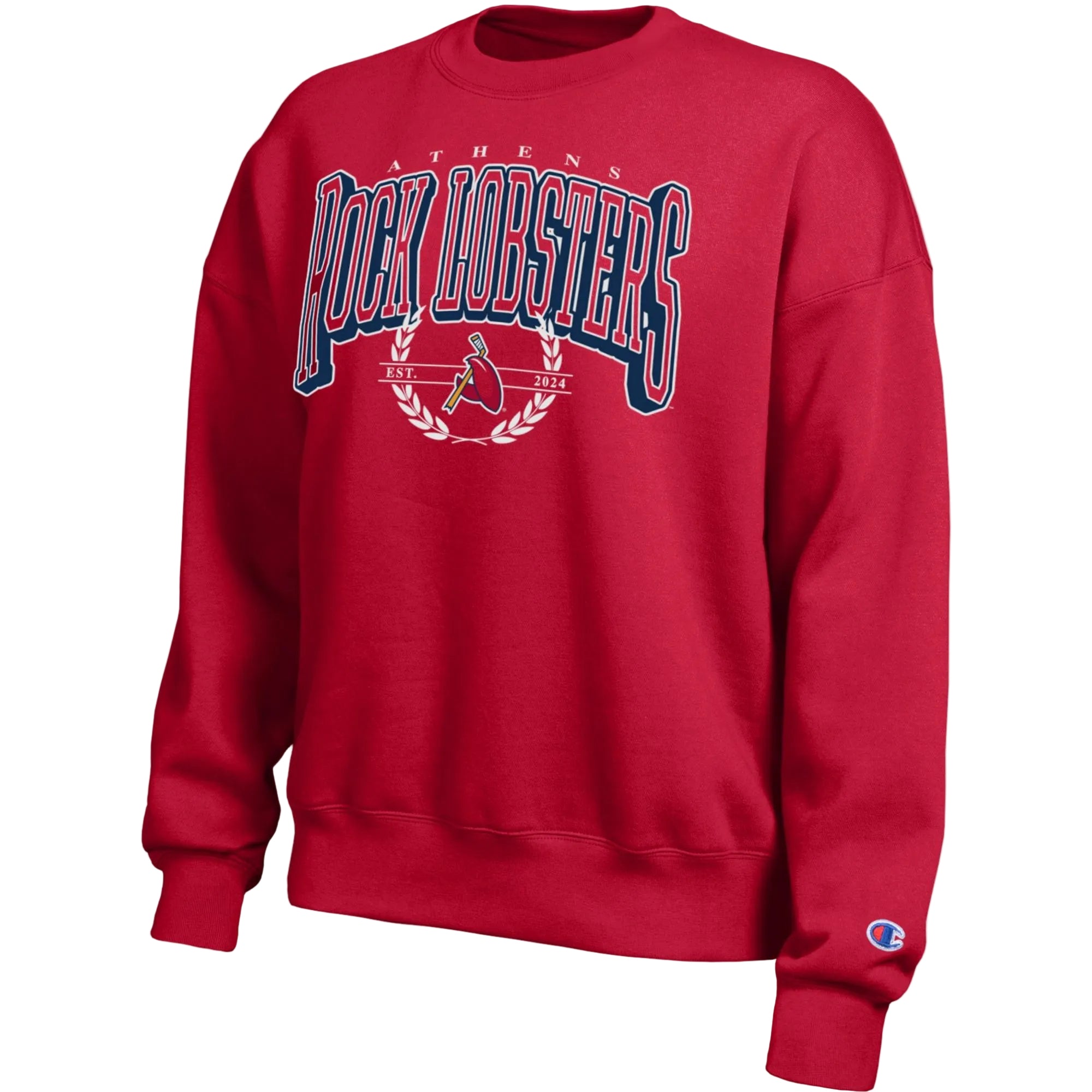 Champion Women's Red All Star Better Fleece Crew