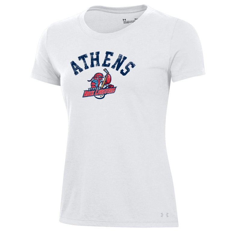 Women's Under Armour White Performance Cotton Tee