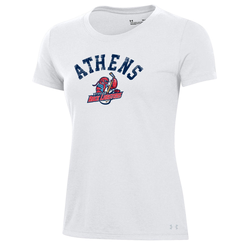 Women's Under Armour White Performance Cotton Tee