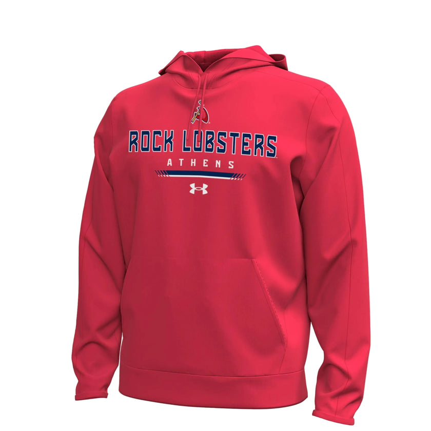 Athens Red Under Armour Pullover Hood
