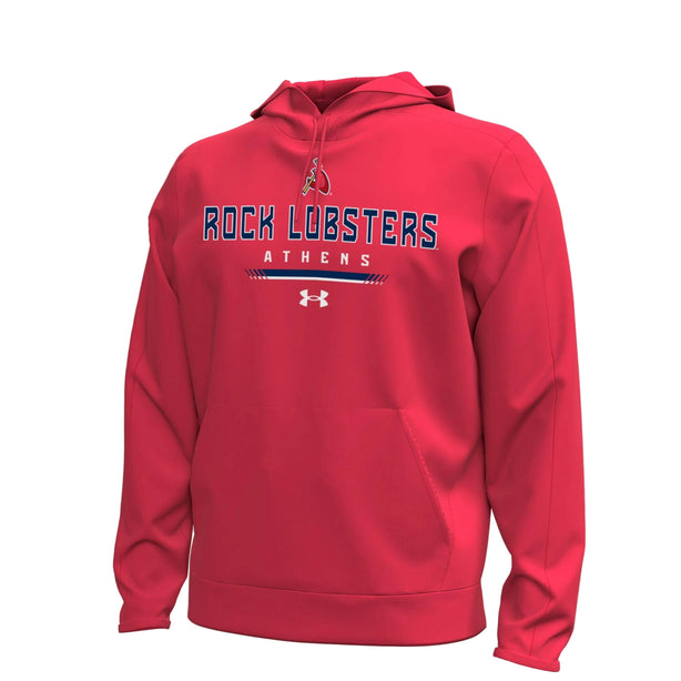 Athens Red Under Armour Pullover Hood