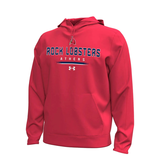 Athens Red Under Armour Pullover Hood