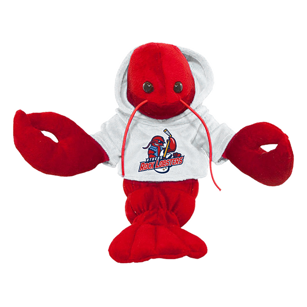 Plush Lobster Wearing Hoodie