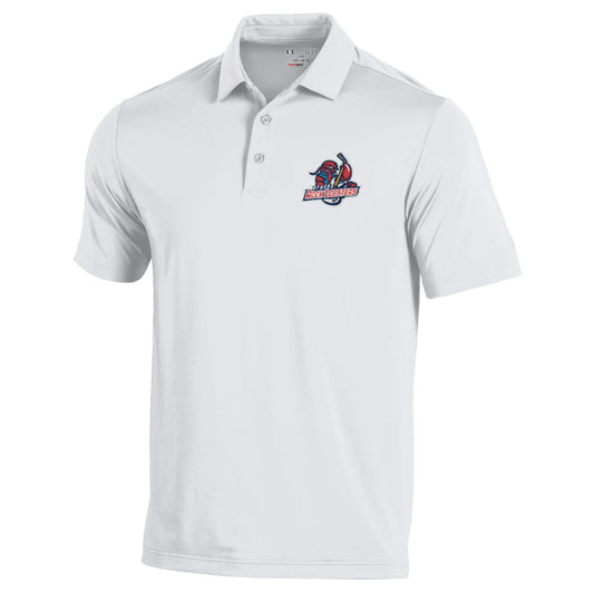 Men's White Under Armour Polo