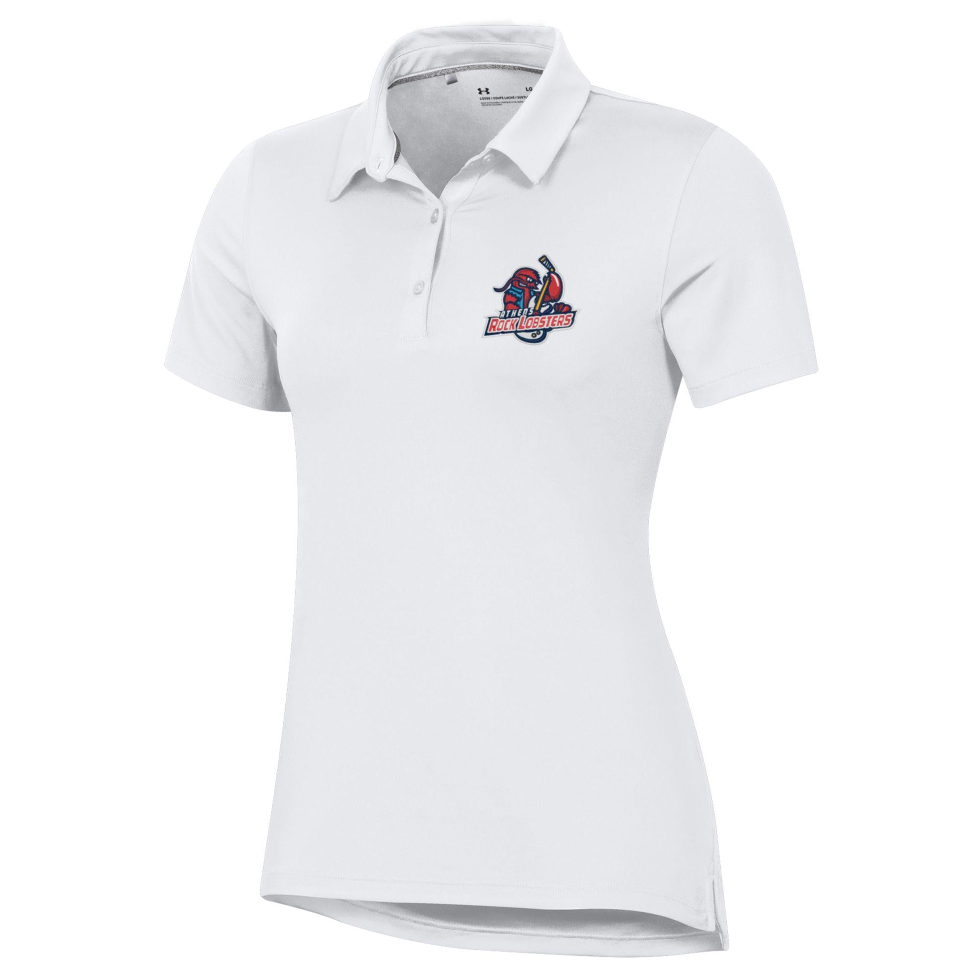 Women's White Under Armour Polo