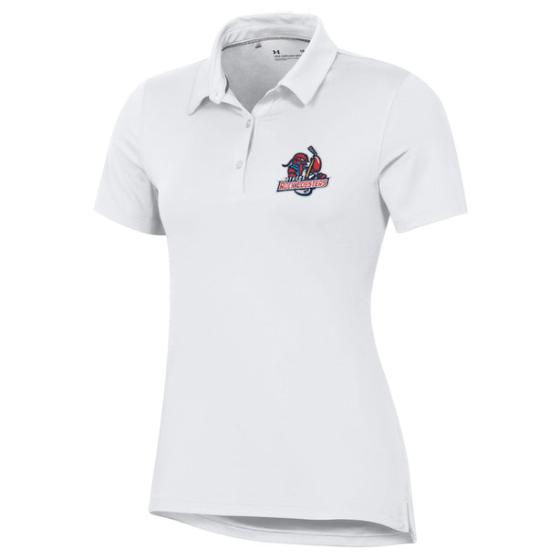 Women's White Under Armour Polo